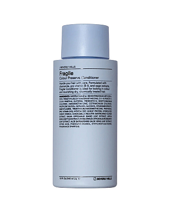 J Beverly Hills Hair Care Fragile Conditioner - Кондиционер для окрашенных и поврежденных волос 340 мл - hairs-russia.ru